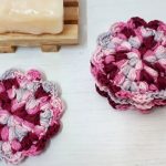 Reusable Crochet Flower Face Scrubbies