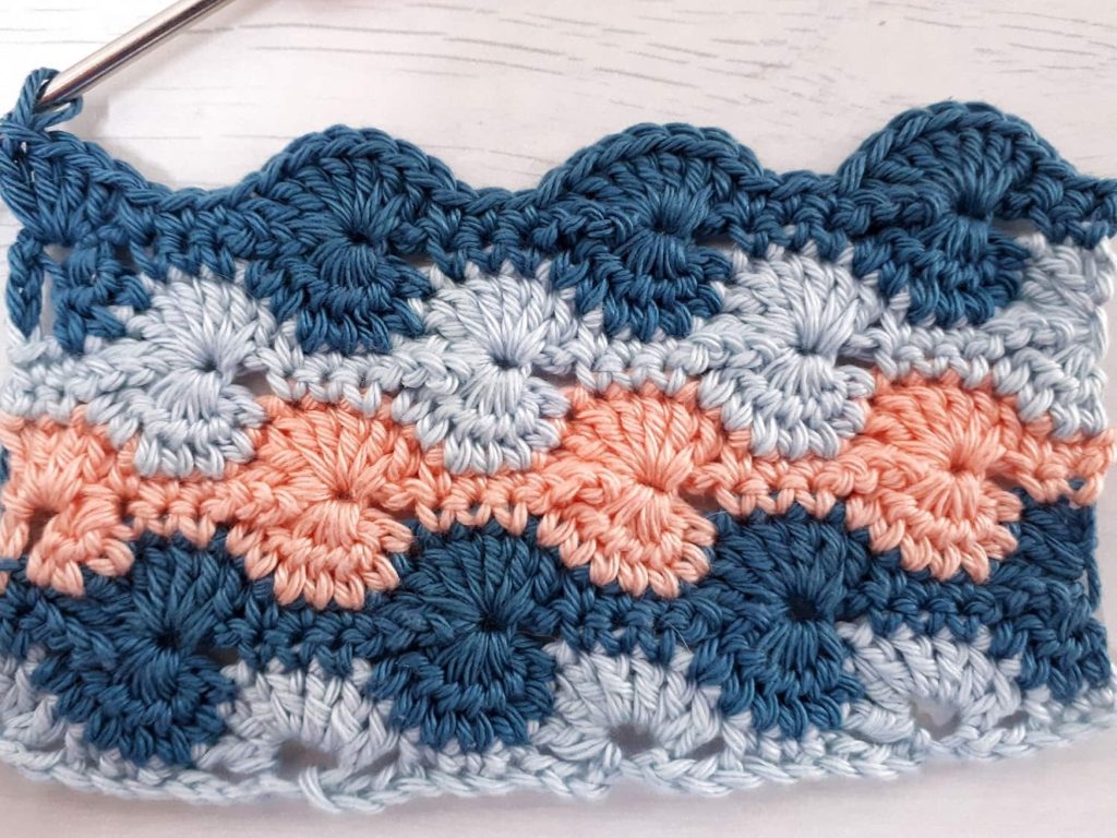 catherines wheel crochet stitch made by gootie