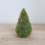 crochet Christmas tree ornament pattern free made by gootie