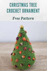 Crochet Christmas Tree Ornament | FREE Pattern