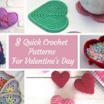 8 quick and fun crochet projects for valentine's day