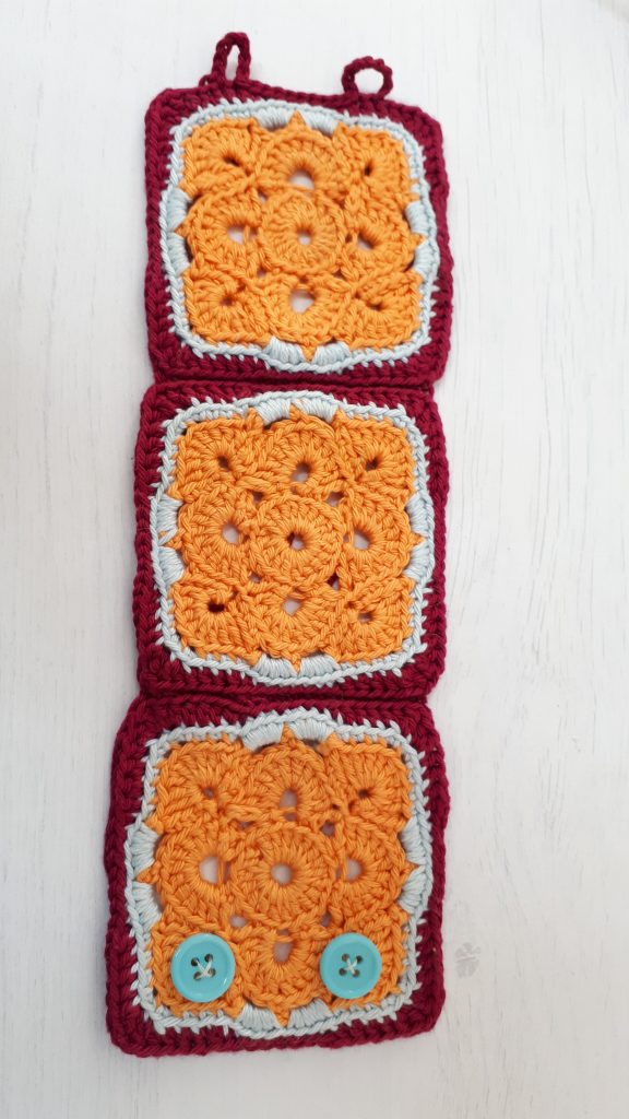 crochet flower cup cozy