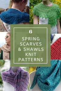 spring scarves and shawls knitting patterns