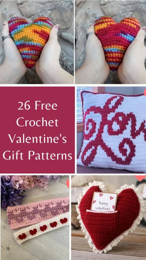 free crochet valentine gift patterns