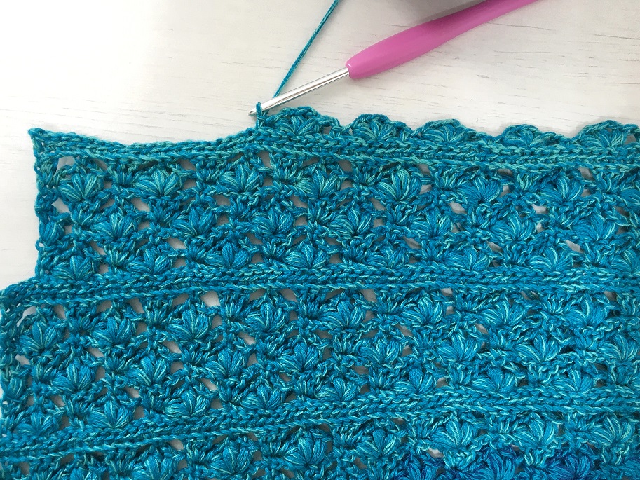 crochet flower stitch pattern