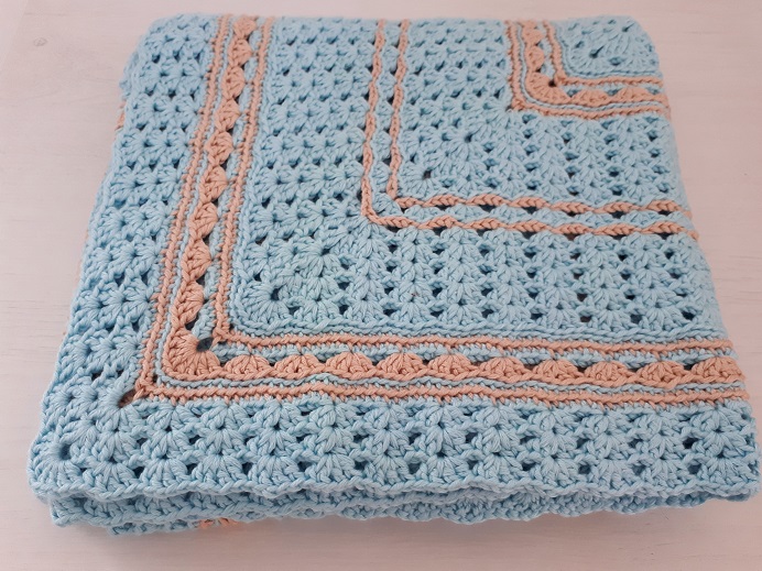middle out crochet blanket free pattern made by gootie