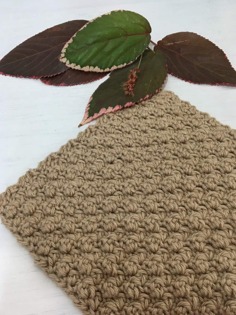 c2c crochet cluster stitch free pattern made by gootie