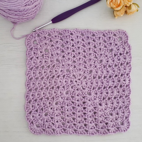 crochet iris stitch pattern
