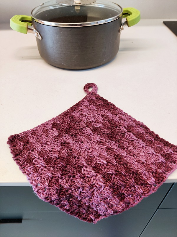 crochet pot holder pattern