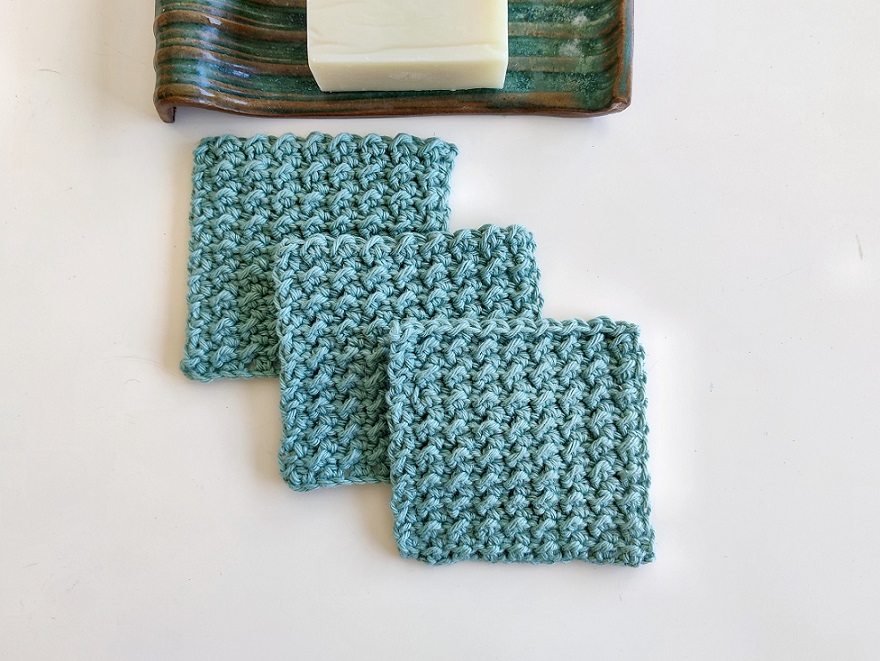 square face scrubbies free pattern