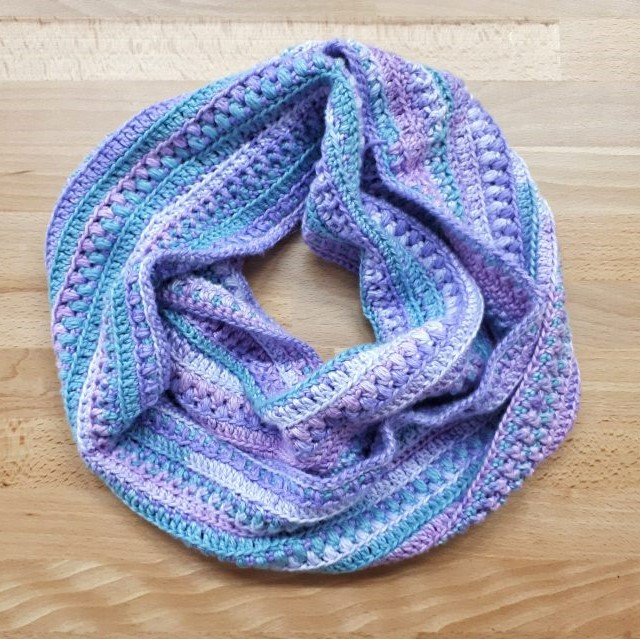 crochet infinity scarf free pattern made by gootie