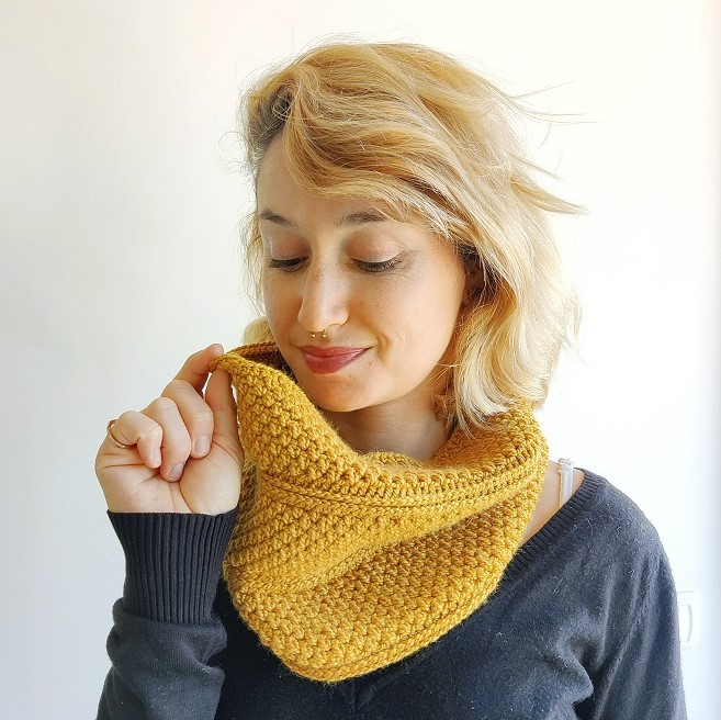 textured scarf pattern