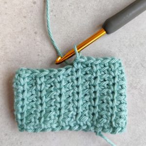 Crochet Knit Stitch (Waistcoat Stitch) Tutorial - Made by Gootie