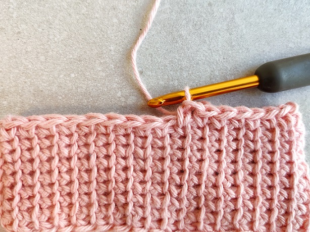 crochet stockinette stitch in the round