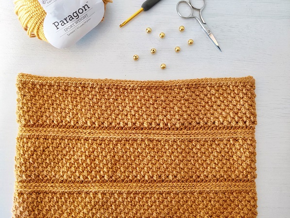 How to crochet the bean stitch - EASY tutorial