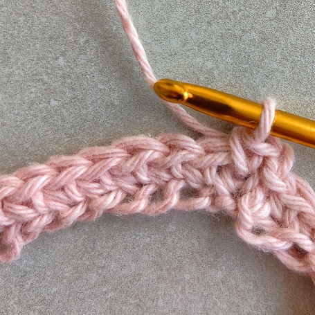 how to crochet the knit stitch 