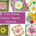 crochet flower granny square patterns