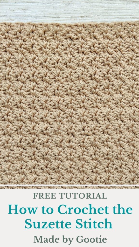 how to crochet the suzette stitch