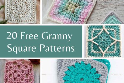 20 free crochet granny square patterns