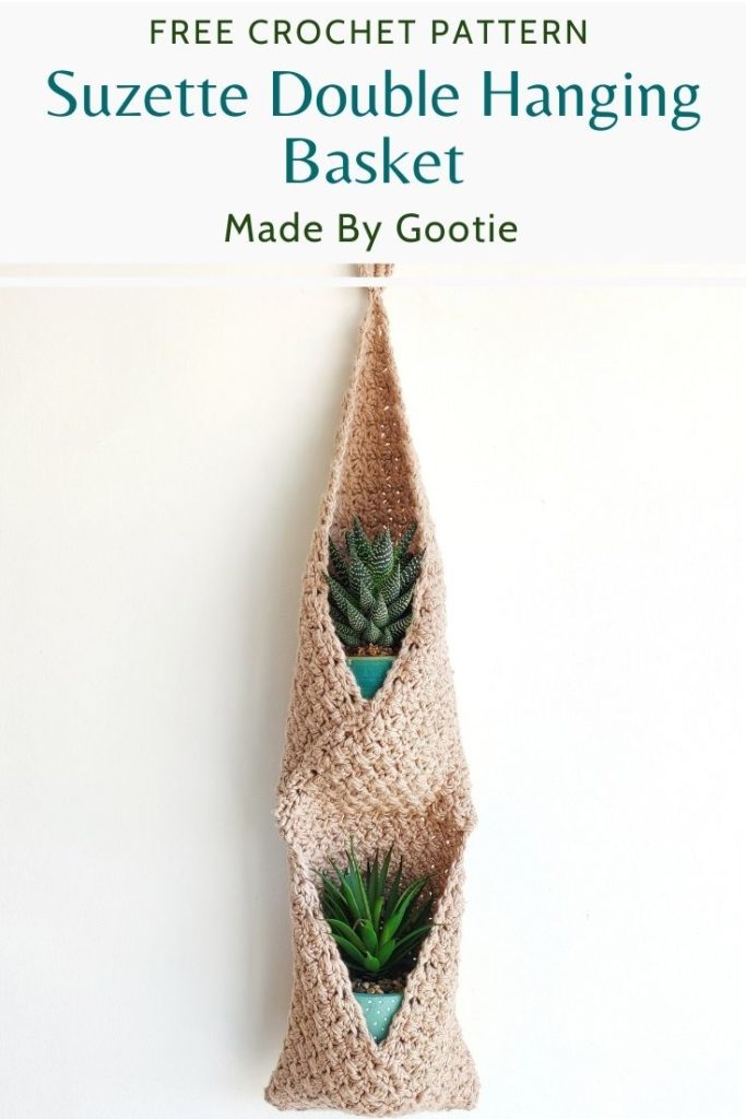 crochet wall plant hanger pattern