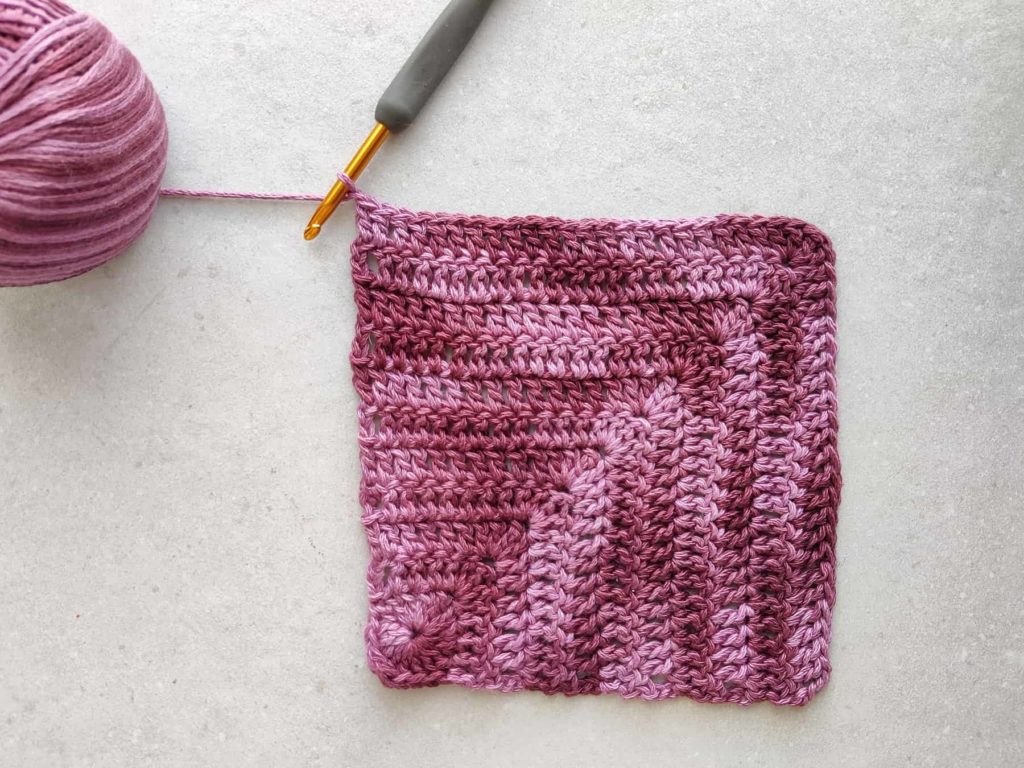crochet mitered square
