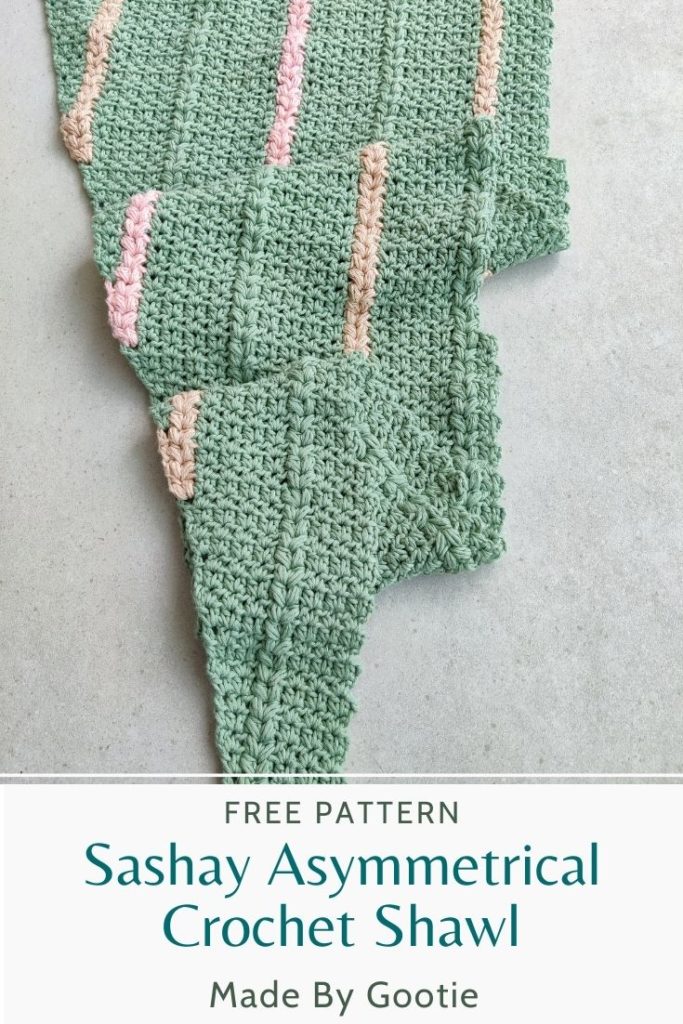 sashay crochet shawl pattern