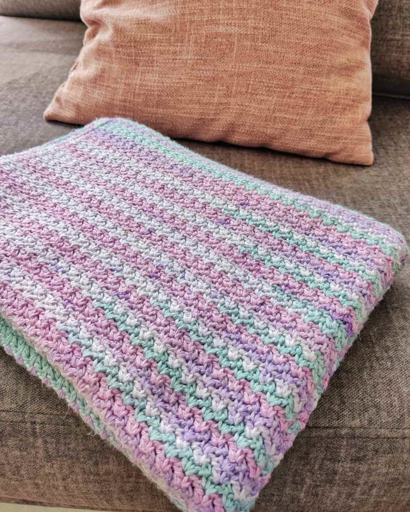 easy crochet blanket pattern made by gootie