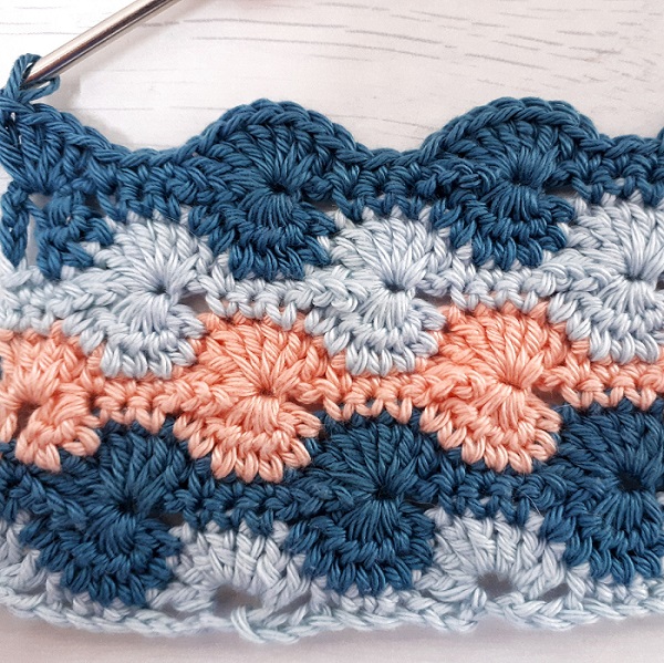 catherine's wheel crochet stitch