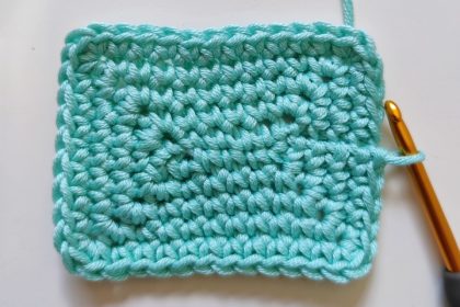 how to crochet a solid rectangle