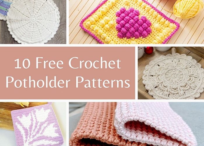 10 free crochet potholder patterns