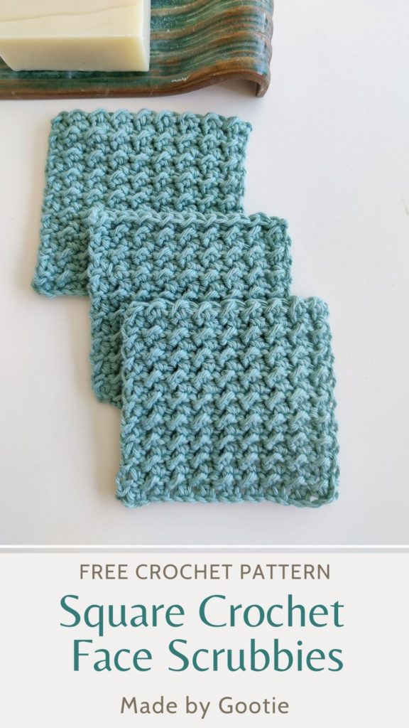 crochet face scrubbies for beginners