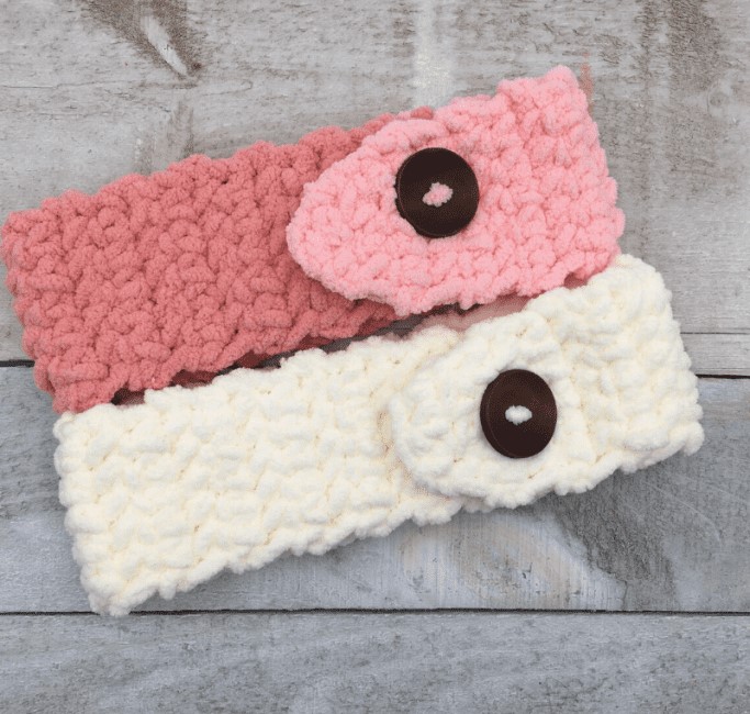 crochet Luxe spa headband free pattern