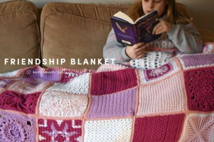 the friendship blanket CAL free crochet along blanket patterns