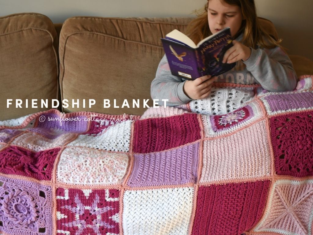 the friendship blanket CAL free crochet along blanket patterns