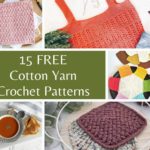 15 free cotton yarn crochet patterns made by gootie-min
