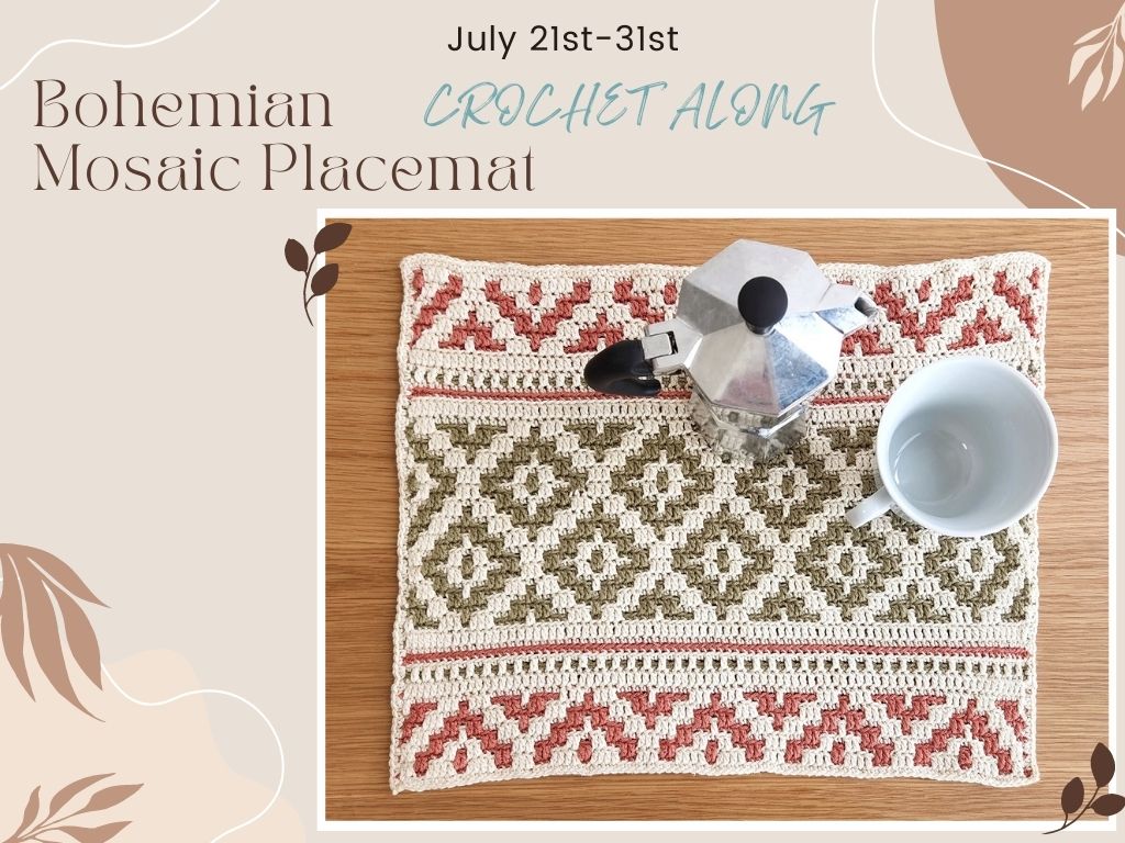 Mosaic Crochet Placemat Pattern