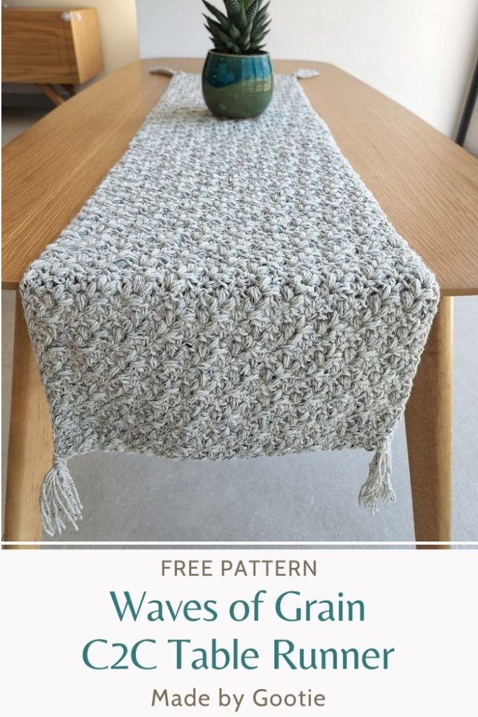 boho crochet table runner pattern free made by gootie-min