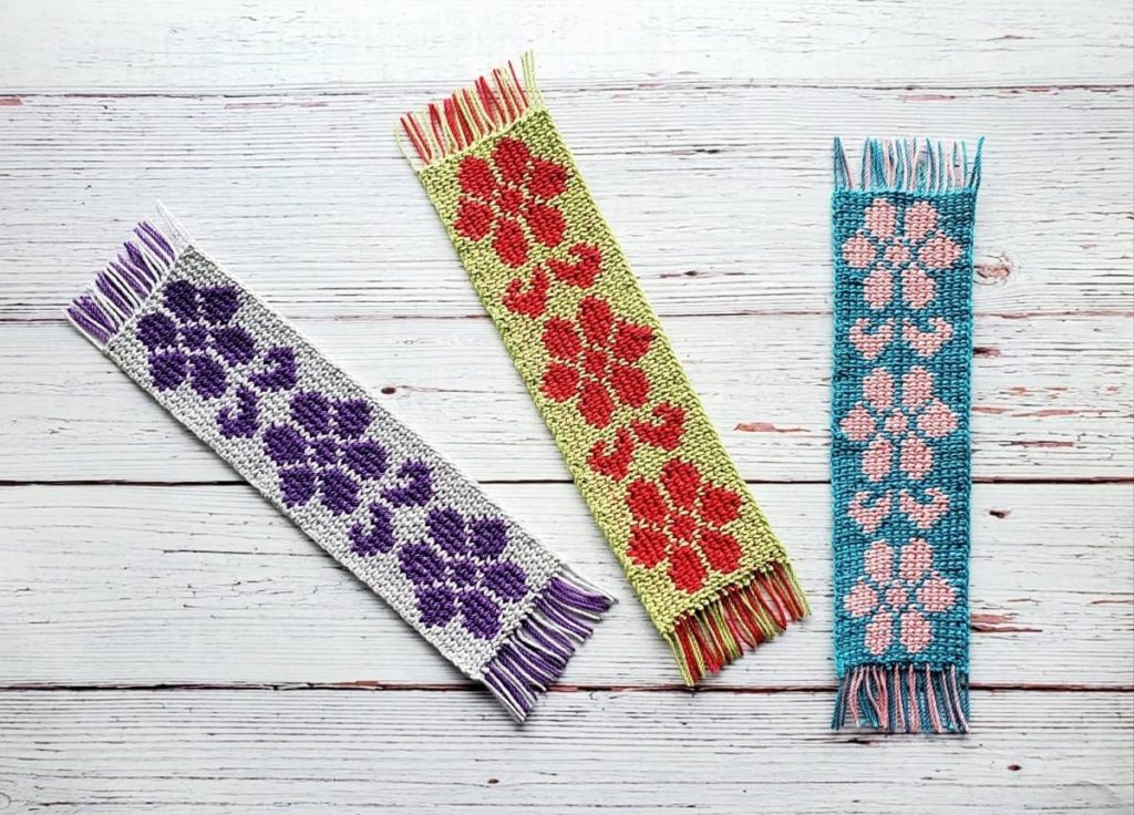 tapestry crochet bookmark free pattern
