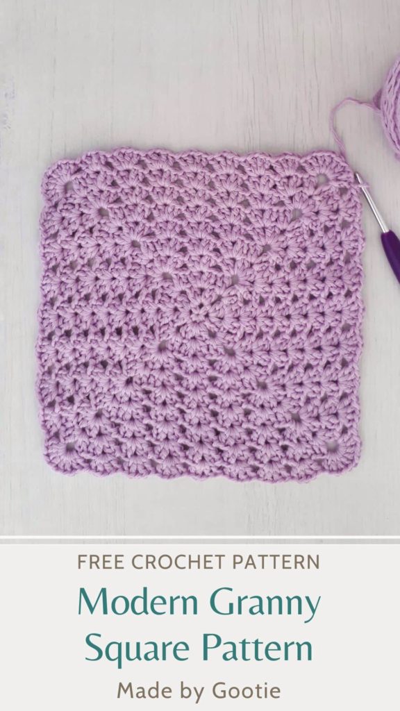 modern granny square free pattern made by gootie