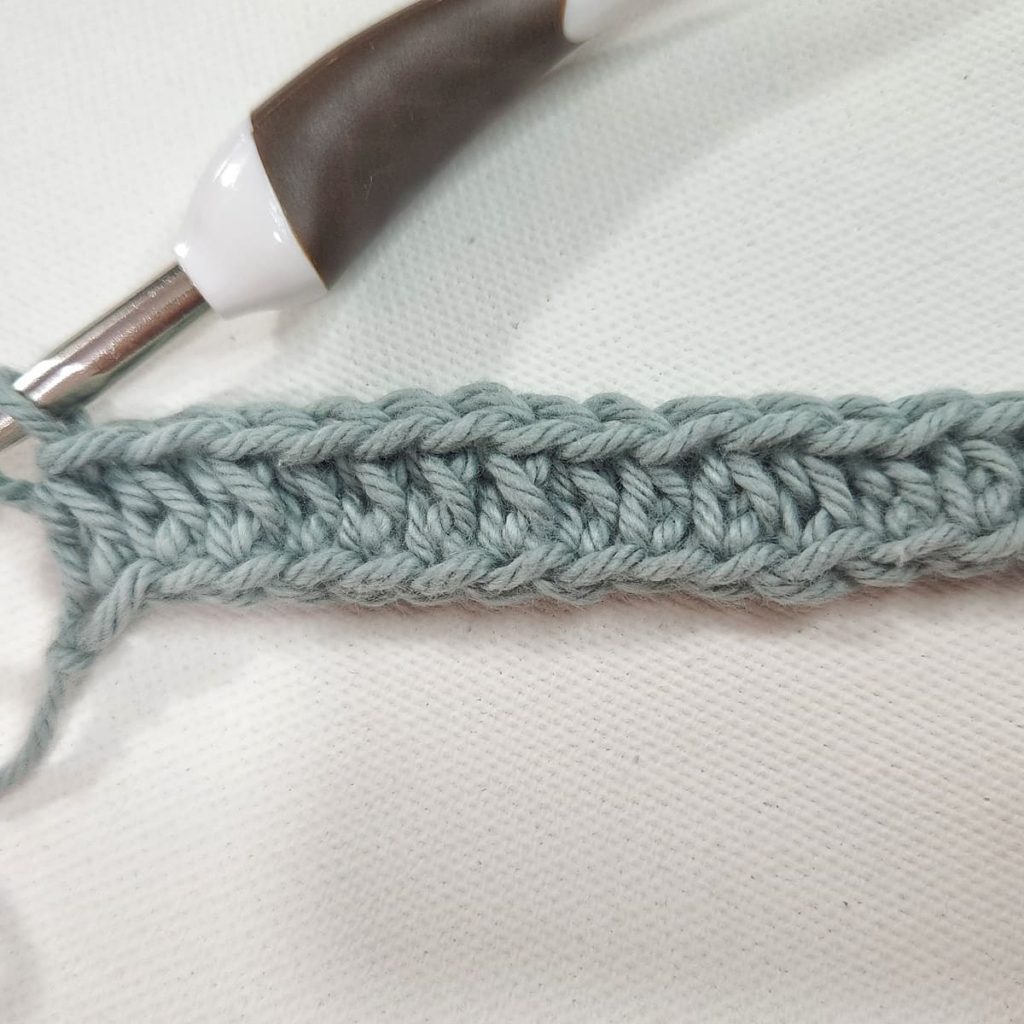 how to crochet extended hdc stitch