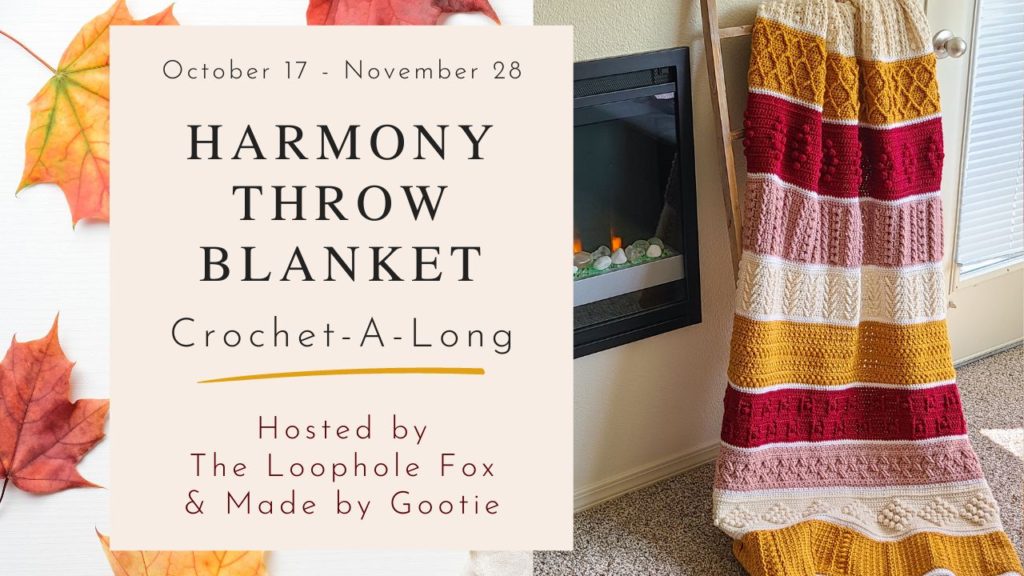 The Harmony Blanket Free Crochet Along - Modern Crochet Blanket Pattern ...