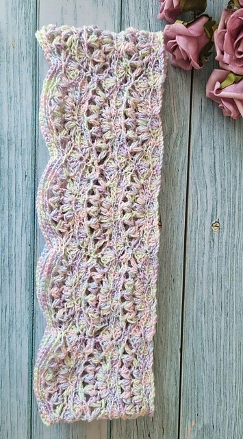 chevron crochet scarf pattern made by gootie