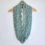lightweight infinity scarf crochet pattern made by gootie