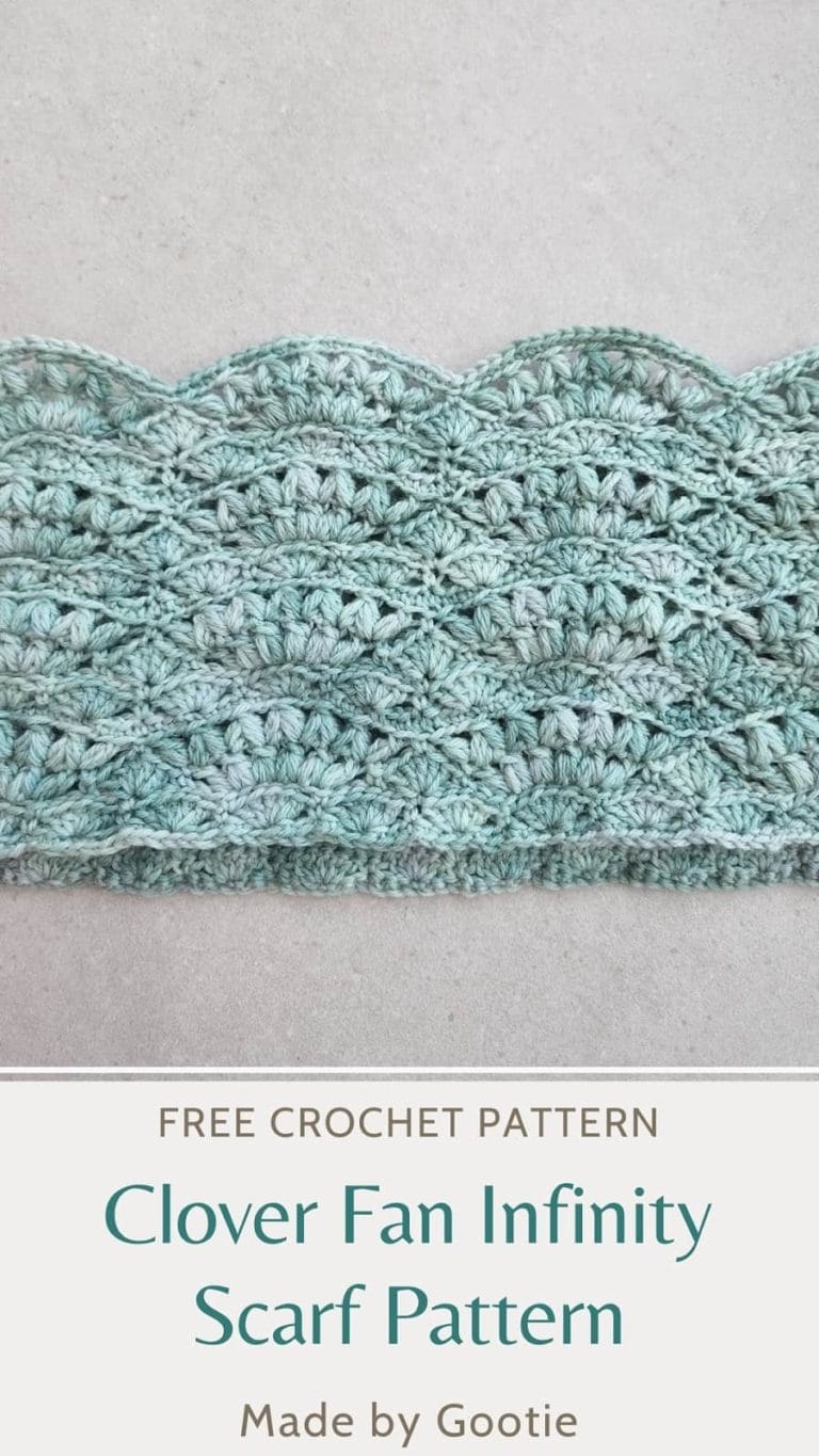 Lightweight Infinity Scarf Crochet Pattern (Free) - Made by Gootie