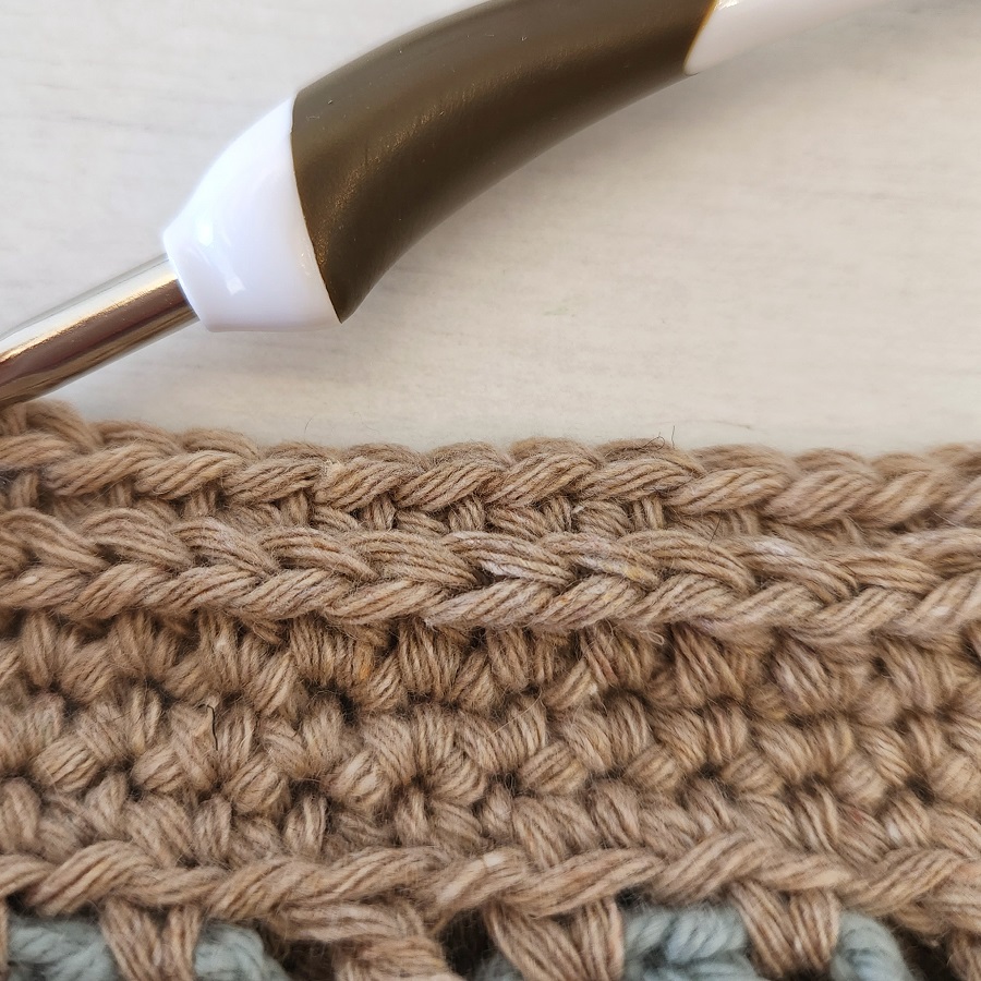 crochet in the third loop made by gootie