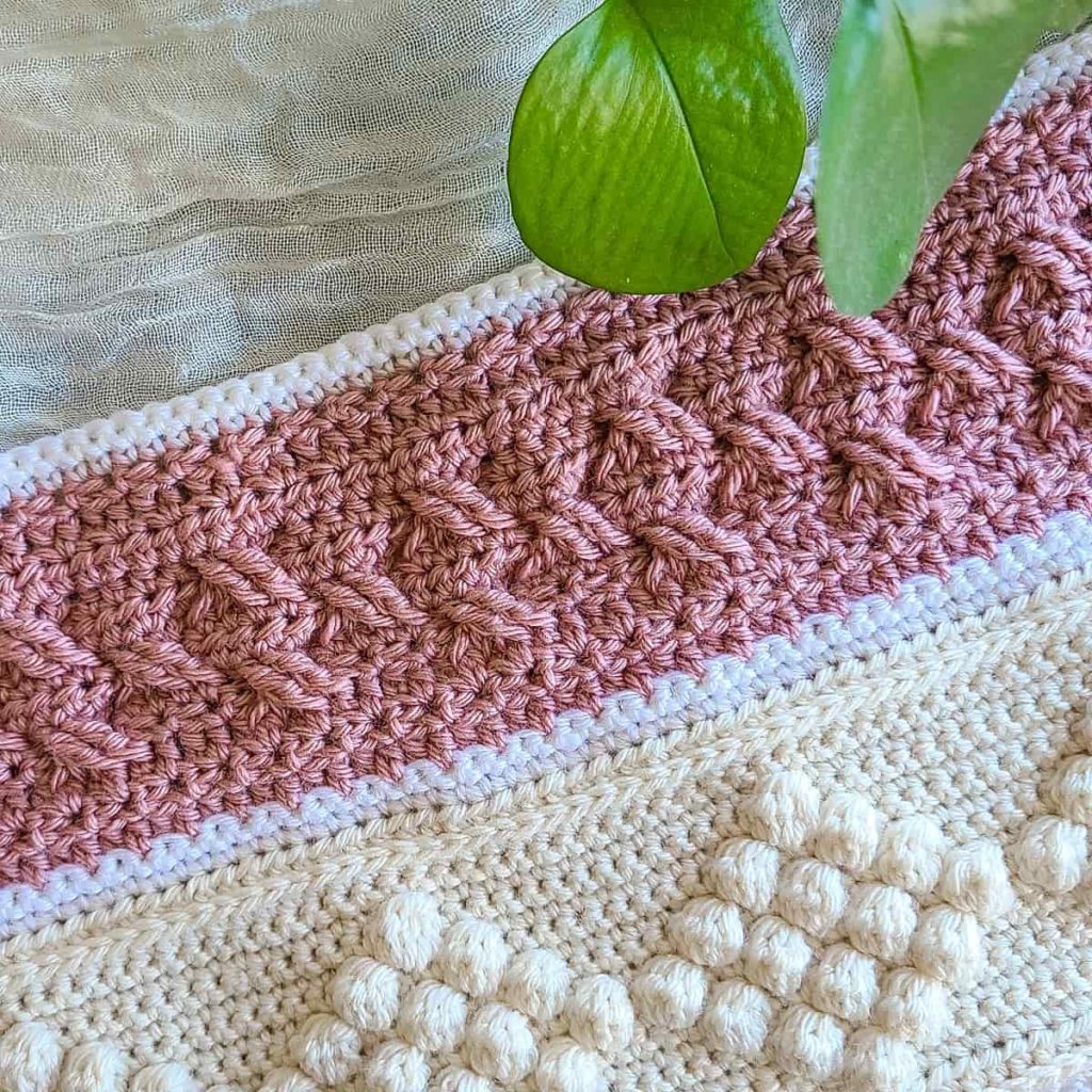 Part 3 of harmony throw blanket cal hanjan crochet-min