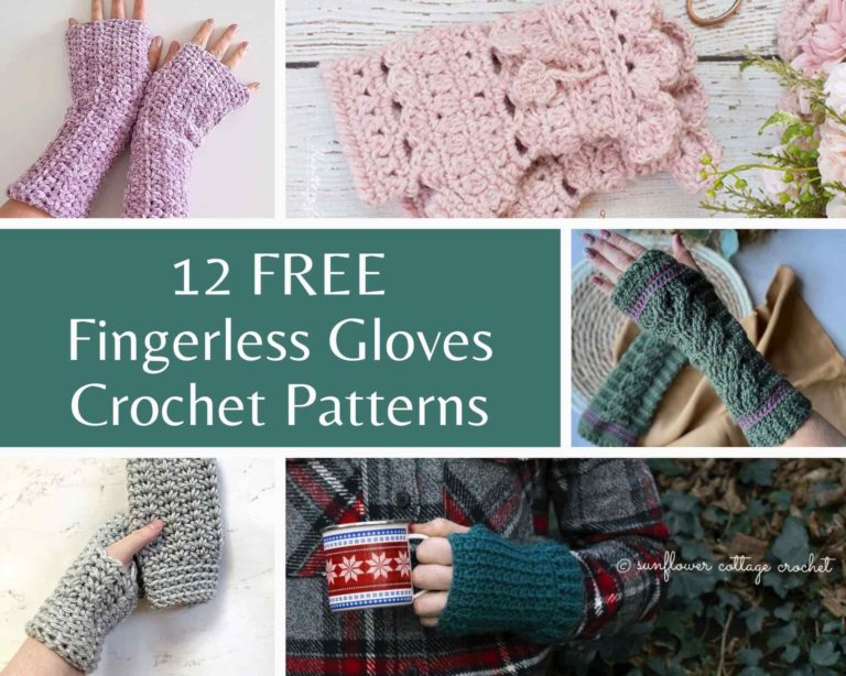 crochet fingerless gloves free pattern made by gootie