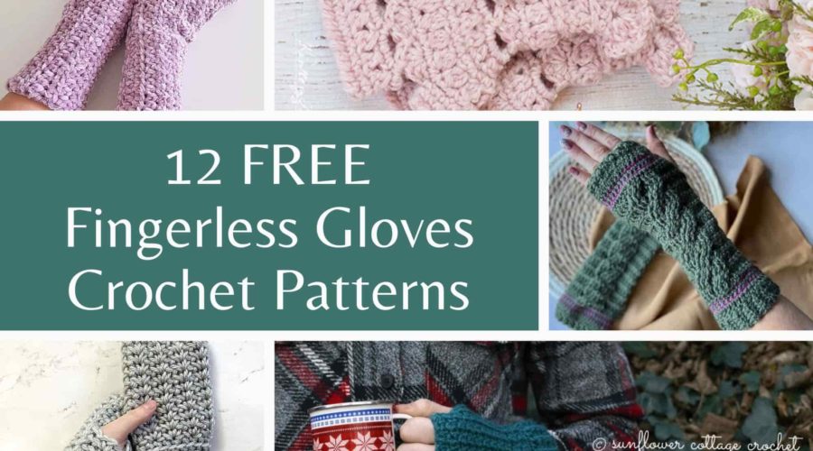 crochet fingerless gloves free pattern made by gootie