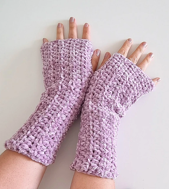 fingerless gloves crochet pattern for beginners