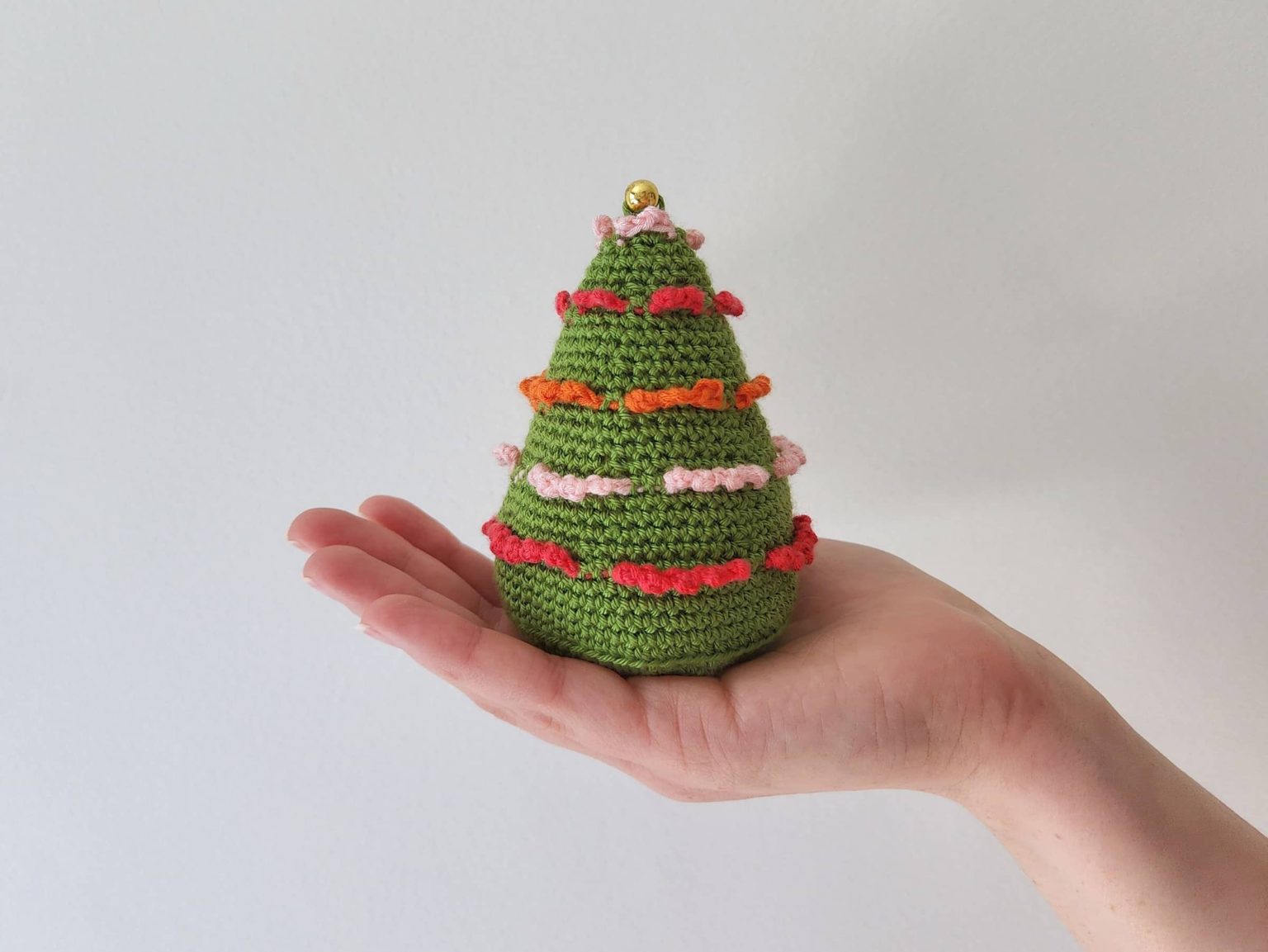 Free Small Crochet Christmas Tree Pattern - Made by Gootie